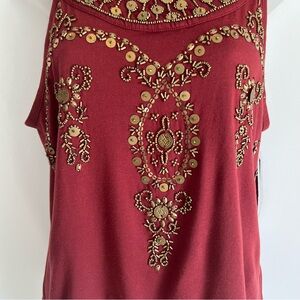 Papillion Embroidered Shirt - Large